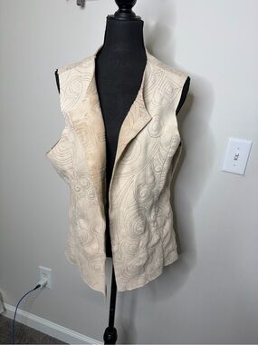 Vintage y2k sleeveless embroidered vest boho festival